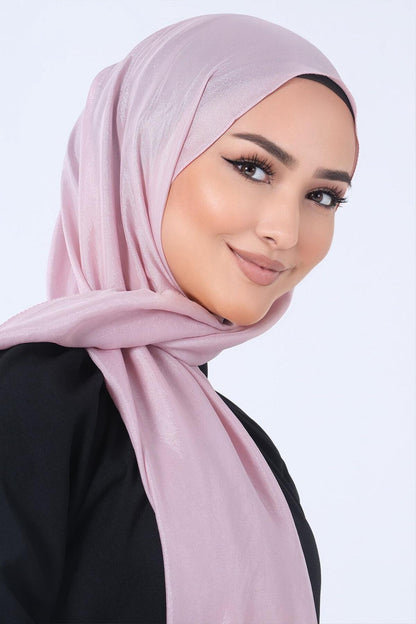 Harem Scarf Brisa Vual Şal - Koyu Pudra