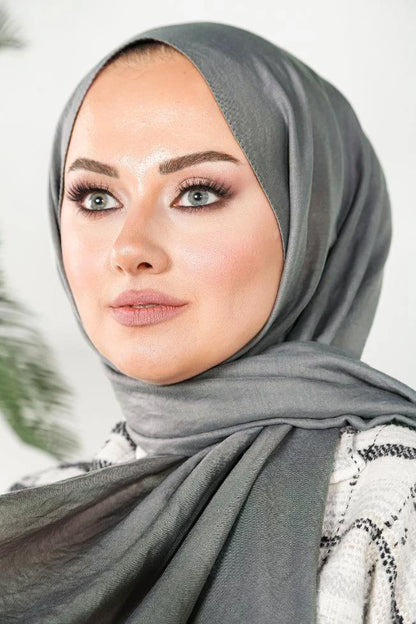 Harem Scarf İncila Şal - Koyu Füme