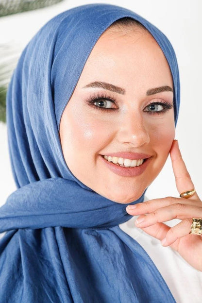 Harem Scarf İncila Şal - Koyu İndigo