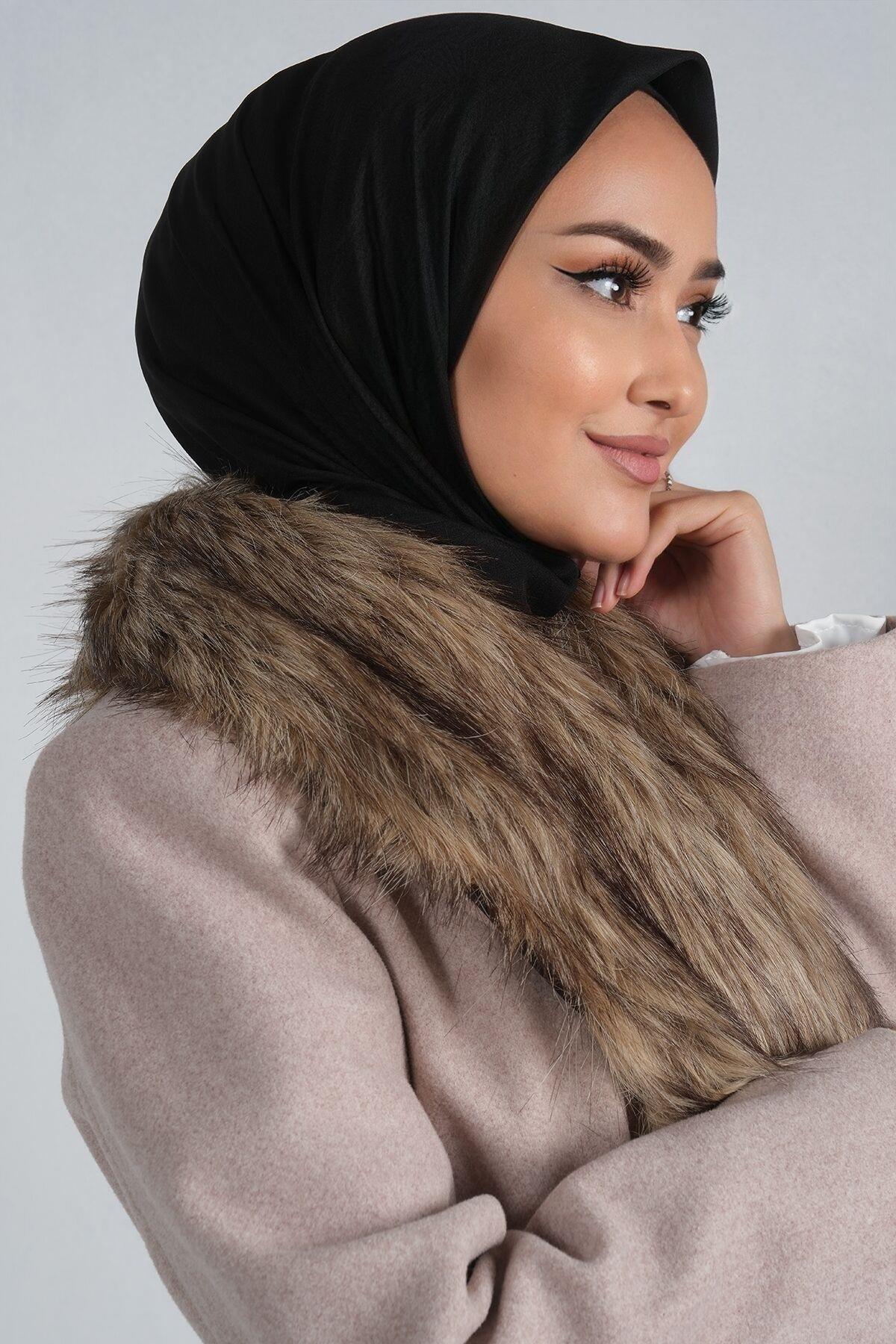 Harem Scarf Viskon Eşarp - Farah - Siyah