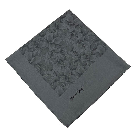 Harem Scarf Viskon Eşarp - Gold Derin - Antrasit