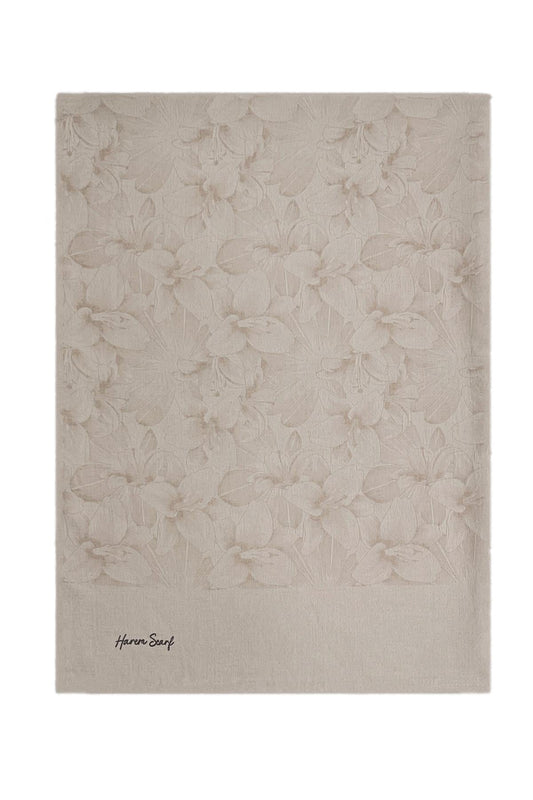 Harem Scarf Viskon Şal - Gold Derin - Açık Vizon