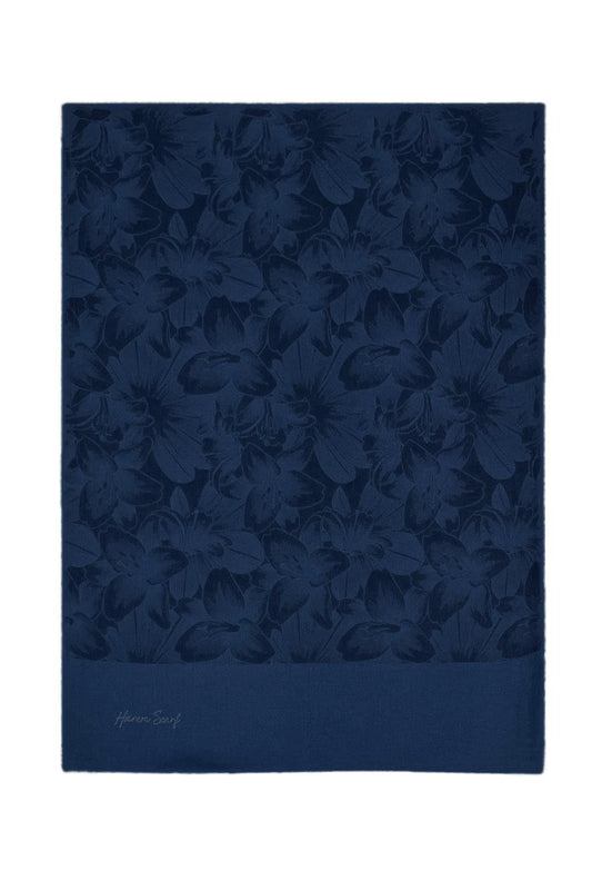Harem Scarf Viskon Şal - Gold Derin - Lacivert