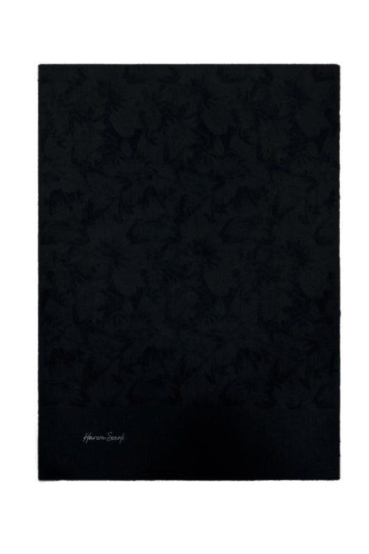 Harem Scarf Viskon Şal - Gold Derin - Siyah