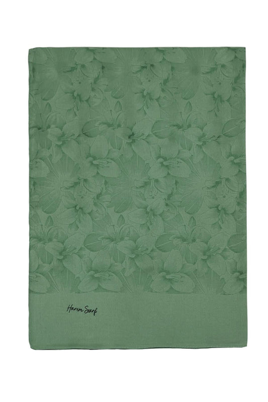 Harem Scarf Viskon Şal - Gold Derin - Yeşil