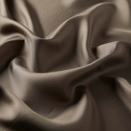 İpekevi Düz Twill İpek Eşarp - Kum Kahve