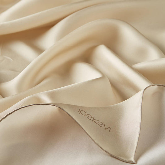 İpekevi Düz Twill İpek Eşarp - Osmanlı Beji