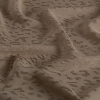İpekevi Monogram Şal - Leopar Desenli - Vizon