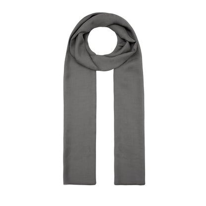 İpekevi Monogram Şal - Paisley Desenli - Füme