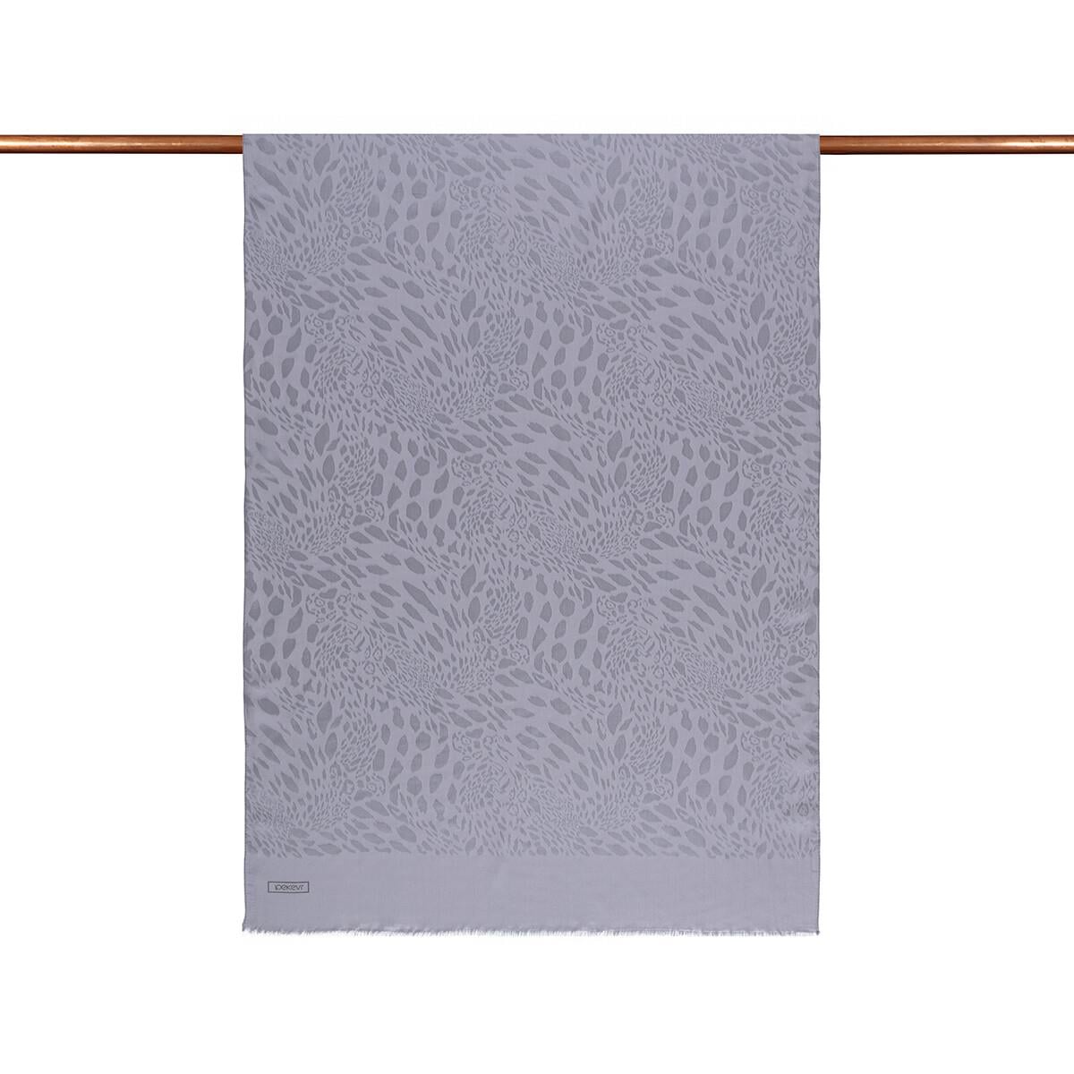 İpekevi Monogram Şal - Vahra Desenli - Buz Beyazı