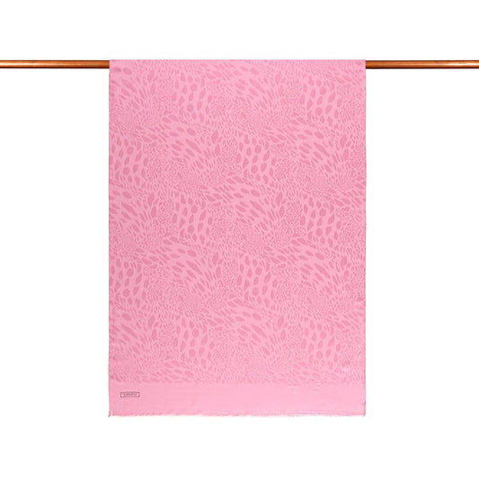 İpekevi Monogram Şal - Vahra Desenli - Şeker Pembe