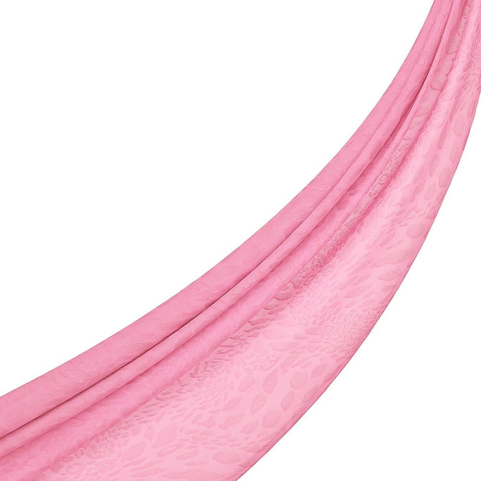 İpekevi Monogram Şal - Vahra Desenli - Şeker Pembe