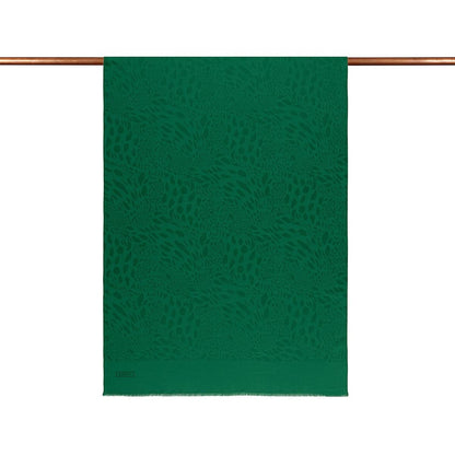 İpekevi Monogram Şal - Vahra Desenli - Zümrüt