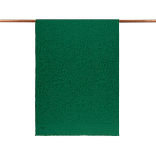 İpekevi Monogram Şal - Vahra Desenli - Zümrüt