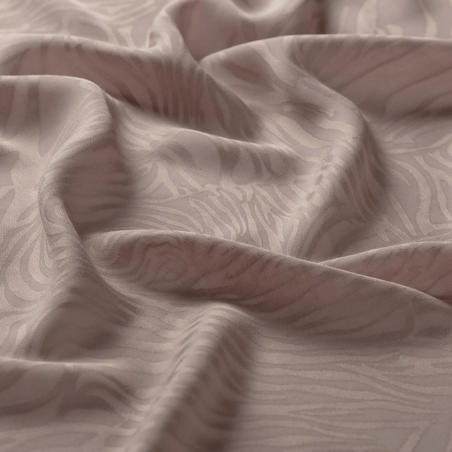 İpekevi Monogram Şal - Zebra Desenli - Taş