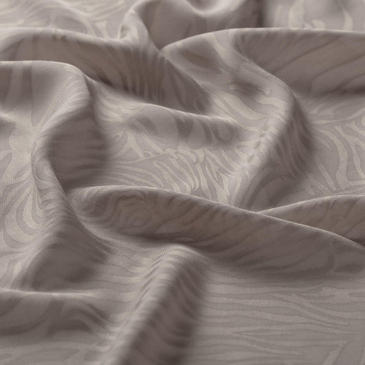 İpekevi Monogram Şal - Zebra Desenli - Vizon