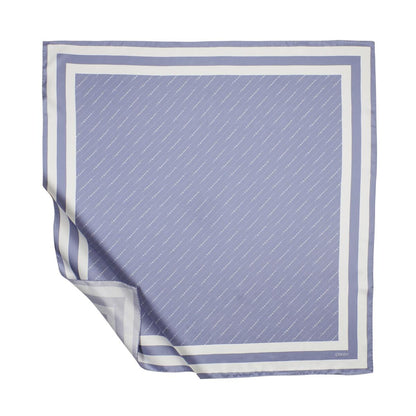 İpekevi Twill İpek Eşarp - Çizgili Signature - Violet