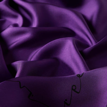 İpekevi Twill İpek Eşarp - Signature - Asil Mor
