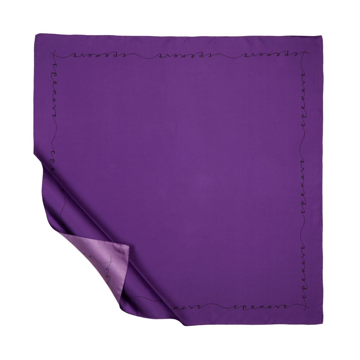 İpekevi Twill İpek Eşarp - Signature - Asil Mor