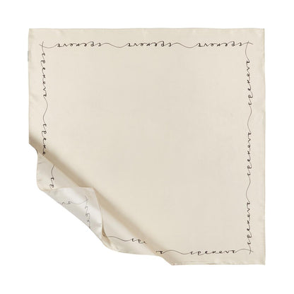 İpekevi Twill İpek Eşarp - Signature - Bej