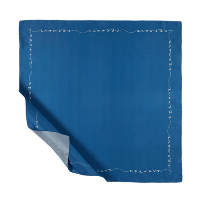 İpekevi Twill İpek Eşarp - Signature - İndigo