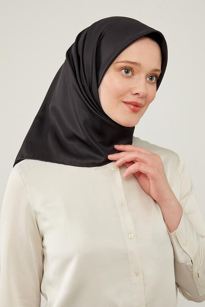 Levidor Düz Trend Eşarp - Siyah