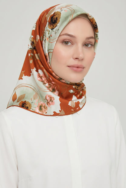 Armine Sport Twill Eşarp - 8027-05 Bakır
