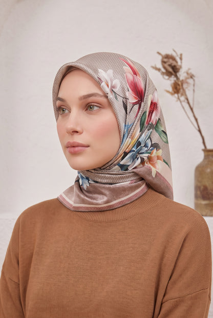 Armine Sport Twill Eşarp - 8532-81 Soft Pudra