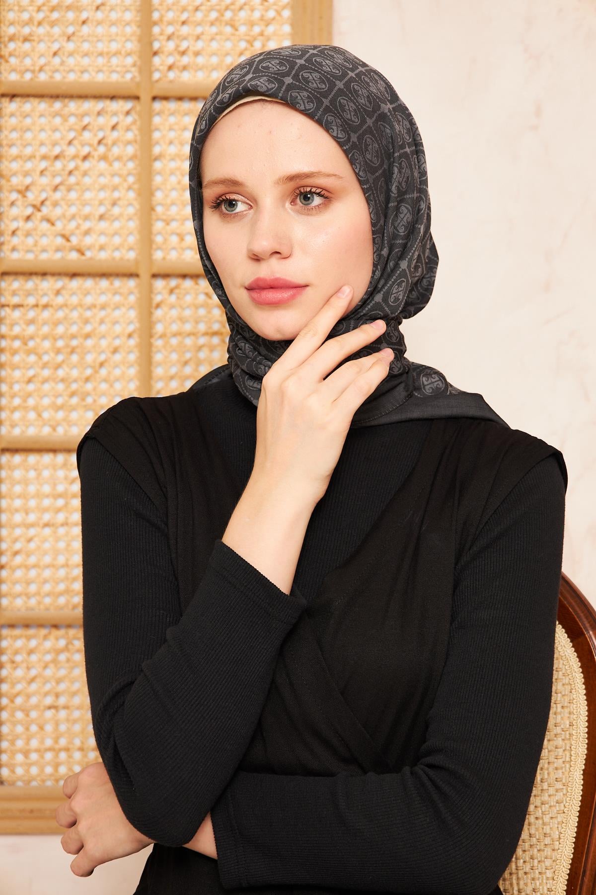 Pierre Cardin Cotton Eşarp - 1030400-913 Gri Füme