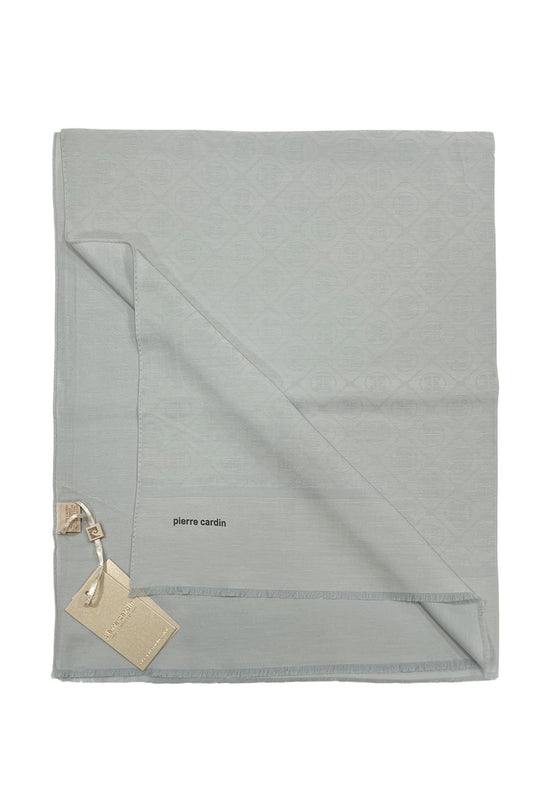 Pierre Cardin Cotton Şal - Açık Gümüş 971