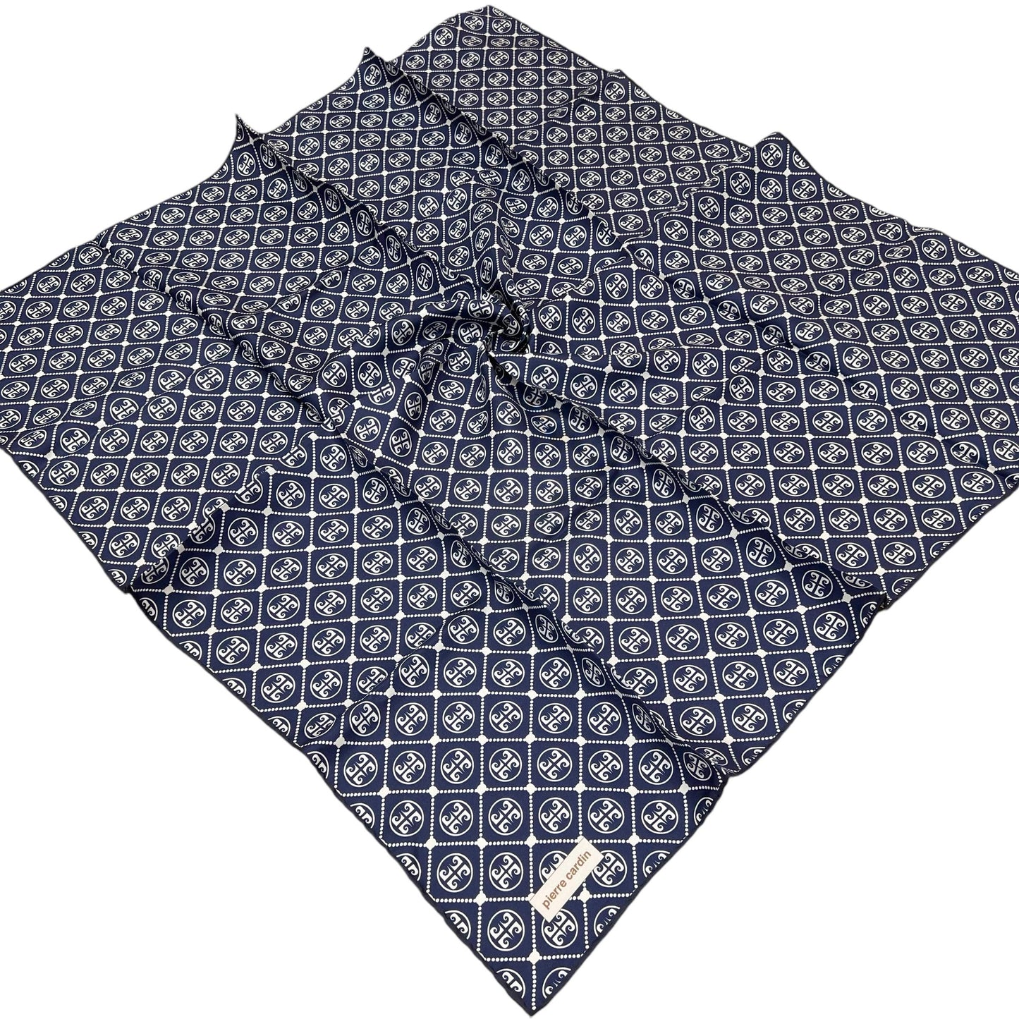 Pierre Cardin İpek Eşarp - 8631438-921 Lacivert