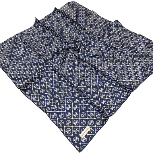 Pierre Cardin İpek Eşarp - 8631438-921 Lacivert