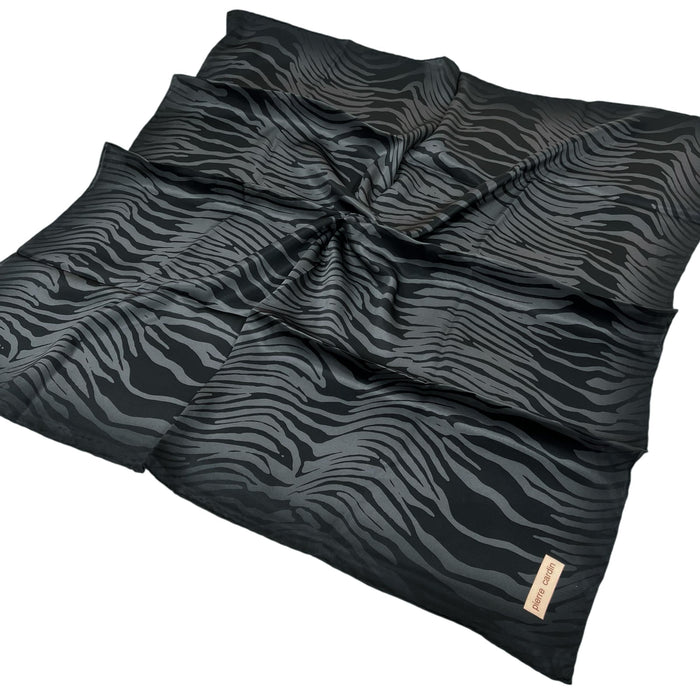 Pierre Cardin İpek Eşarp - 8652438-912 Siyah Füme Twill