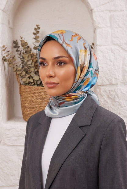 Armine Sport Twill Eşarp - 8740-93 Gri