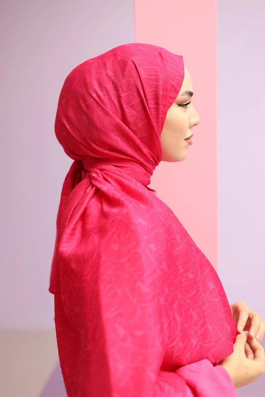 Silk Home Prime Şal - 78004-23 Fuşya