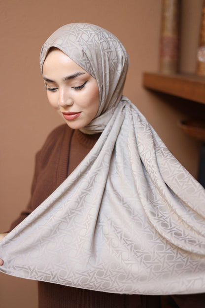 Silk Home Deluxe Şal - 40003 Açık Taş