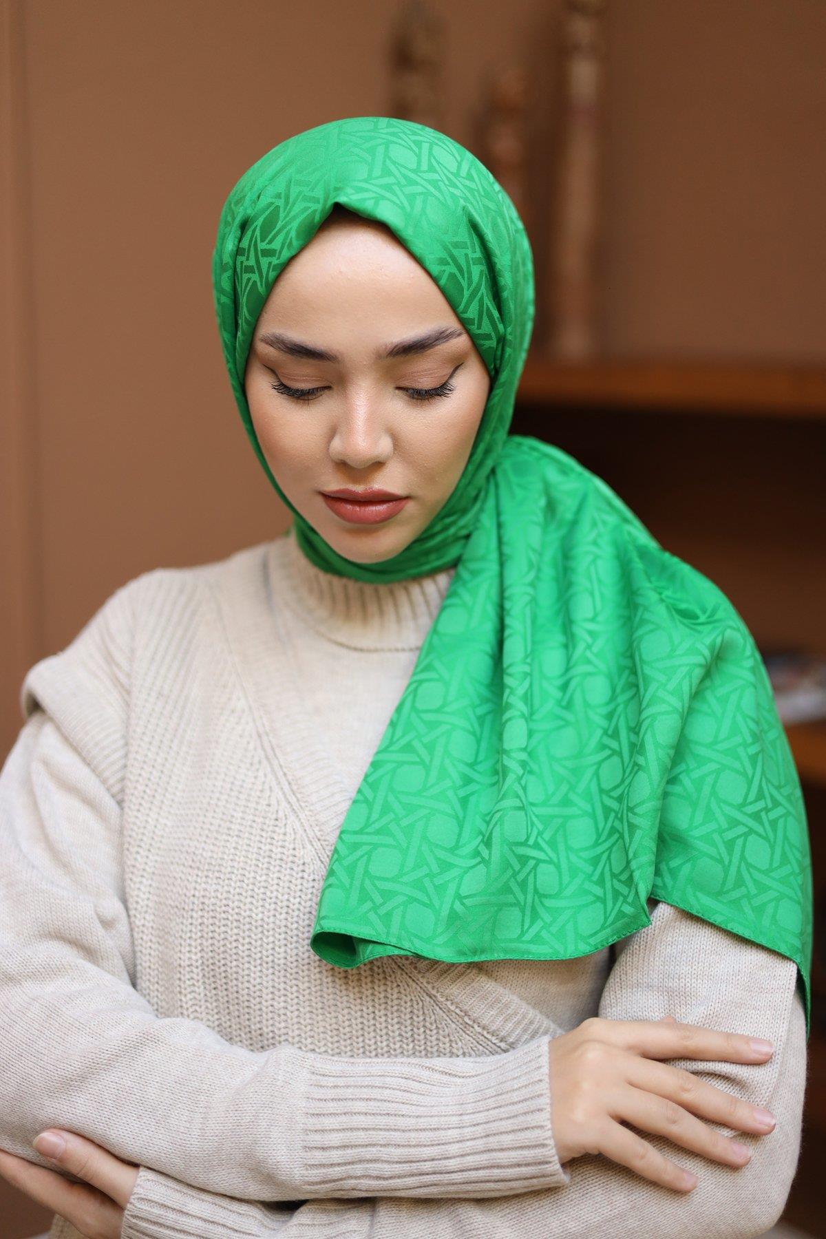 Silk Home Deluxe Şal - 40003 Yeşil