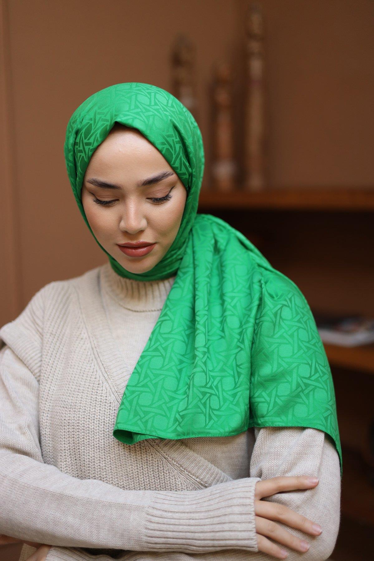 Silk Home Deluxe Şal - 40003 Yeşil