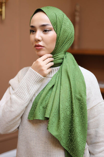 Silk Home Deluxe Şal - 40003 Çam Yeşili