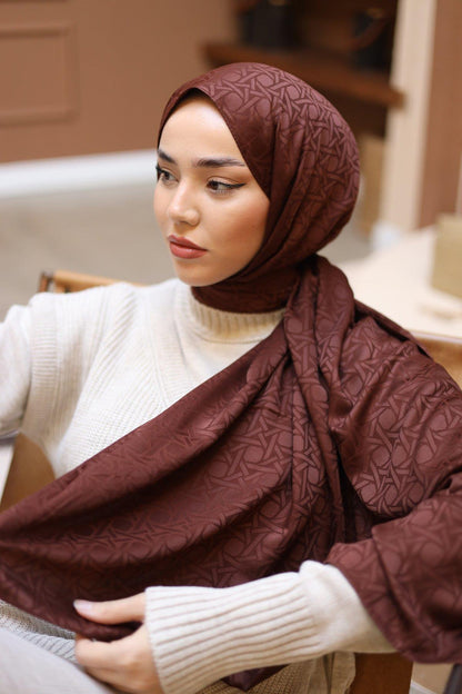 Silk Home Deluxe Şal - 40003 Çikolata
