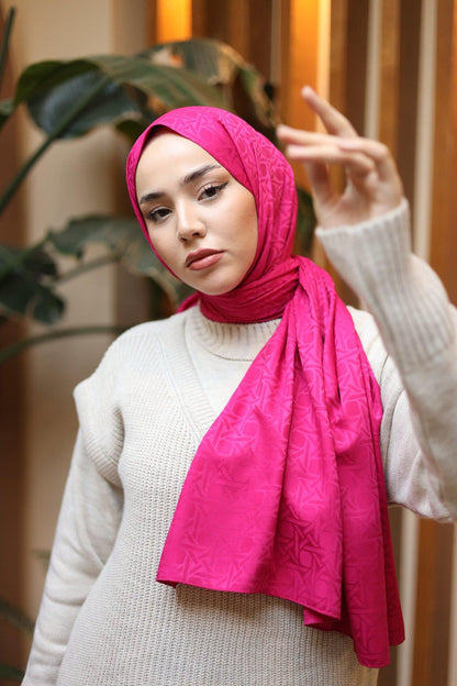 Silk Home Deluxe Şal - 40003 Fuşya