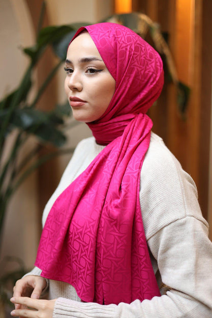 Silk Home Deluxe Şal - 40003 Fuşya