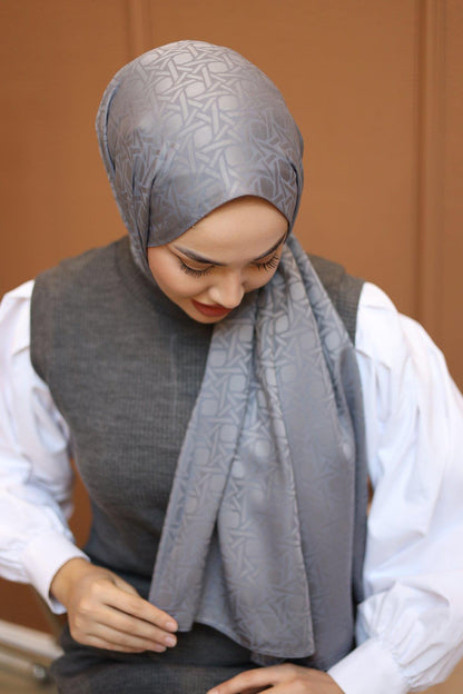 Silk Home Deluxe Şal - 40003 Gri