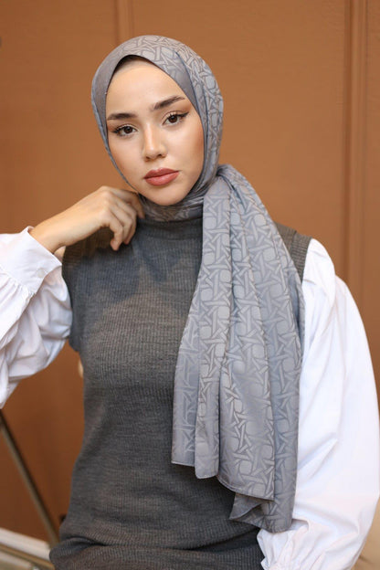 Silk Home Deluxe Şal - 40003 Gri