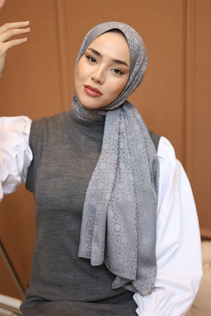 Silk Home Deluxe Şal - 40003 Gri