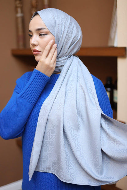 Silk Home Deluxe Şal - 40003 Gümüş