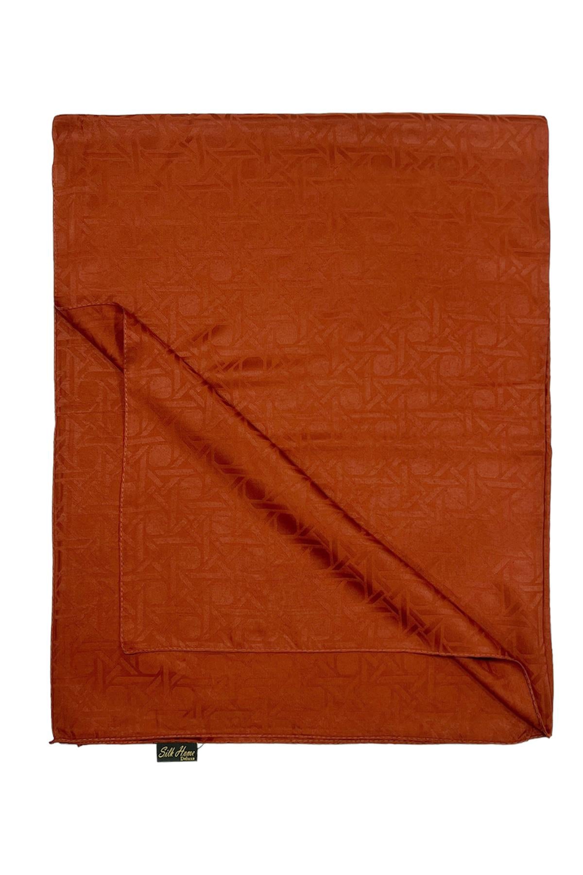 Silk Home Deluxe Şal - 40003 Kiremit