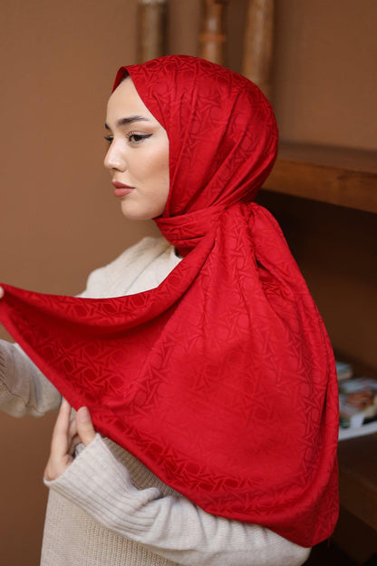 Silk Home Deluxe Şal - 40003 Kırmızı