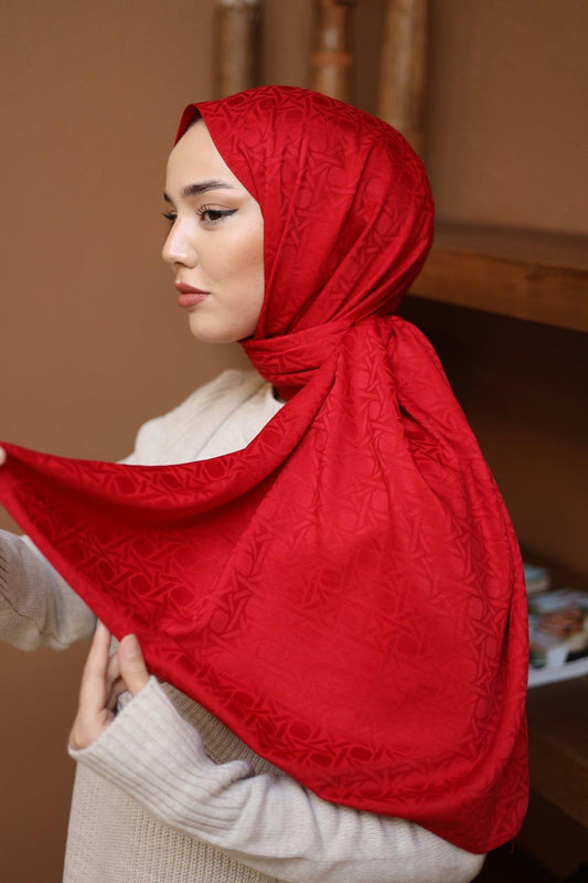 Silk Home Deluxe Şal - 40003 Kırmızı