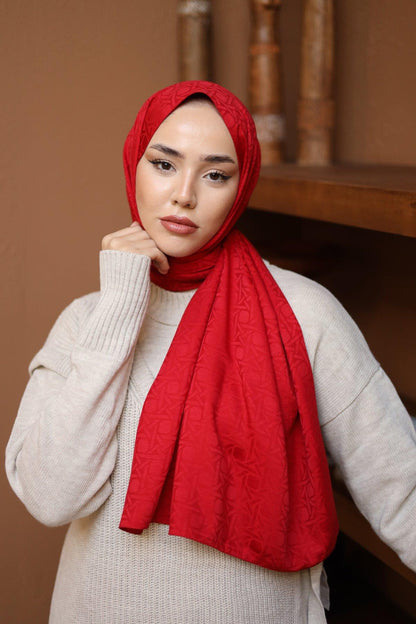 Silk Home Deluxe Şal - 40003 Kırmızı